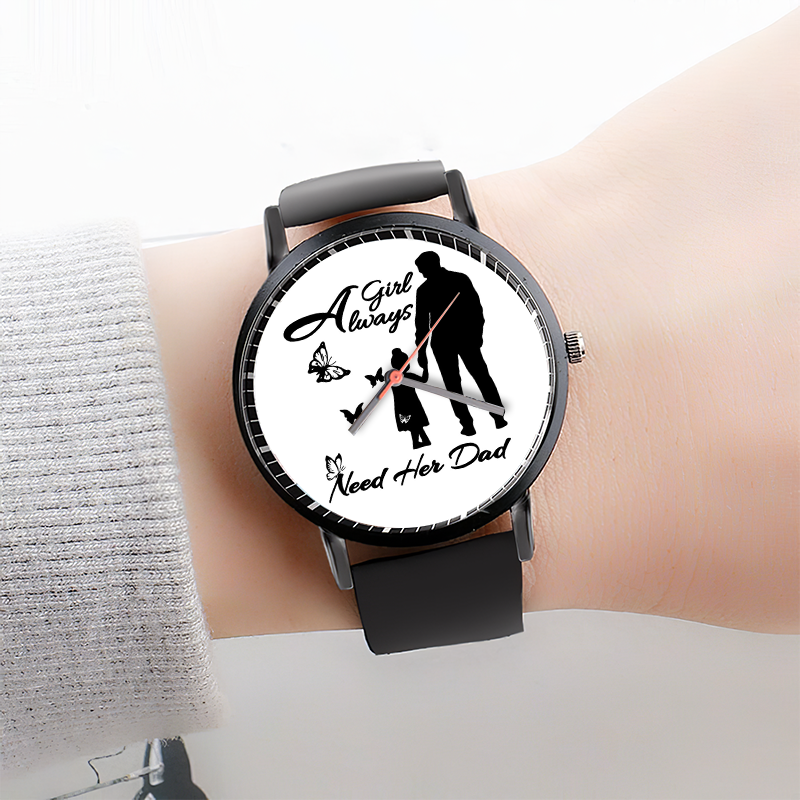Dad and Daughter Watch Custom 8
