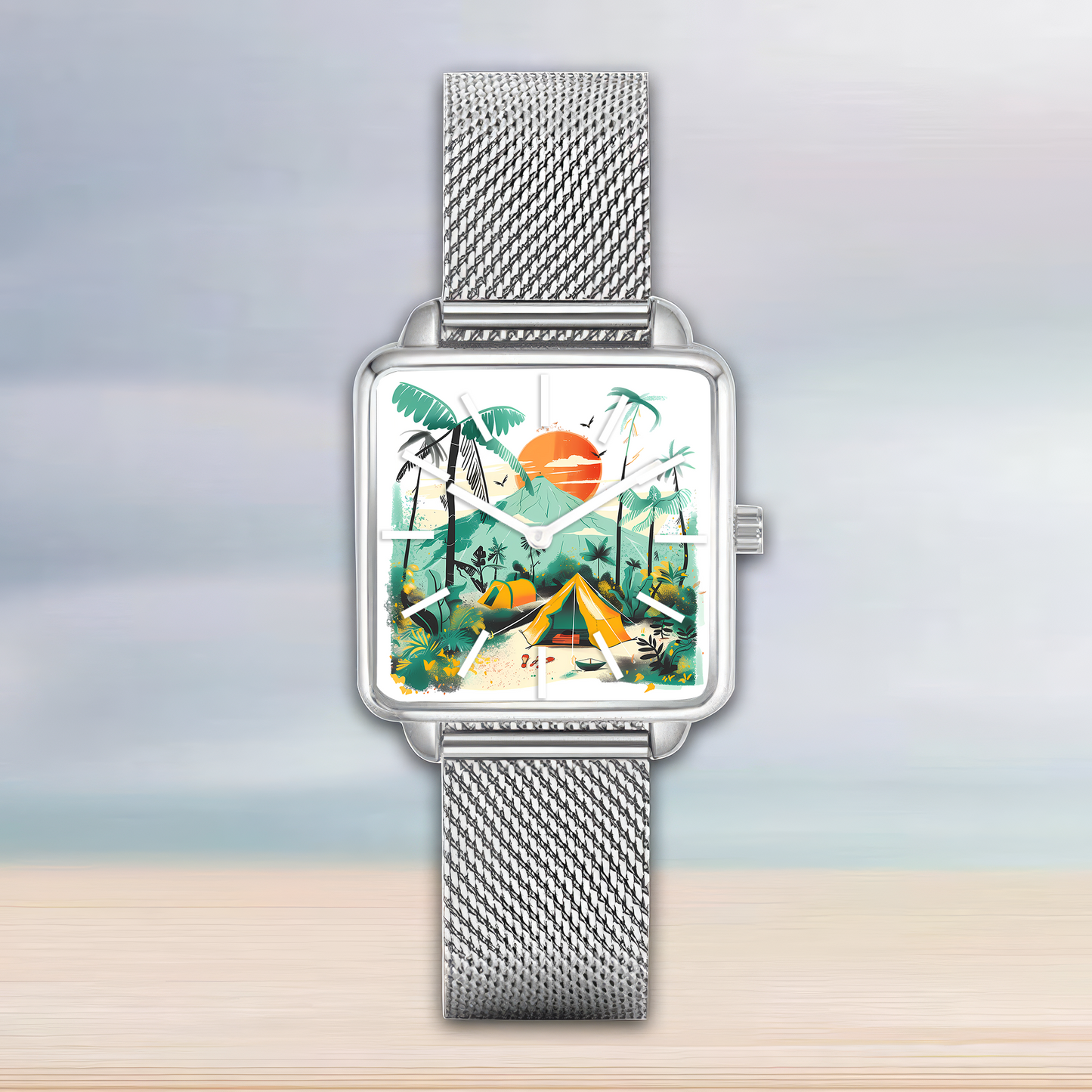 Summer Camp - Beach camping trip with sunset Watch