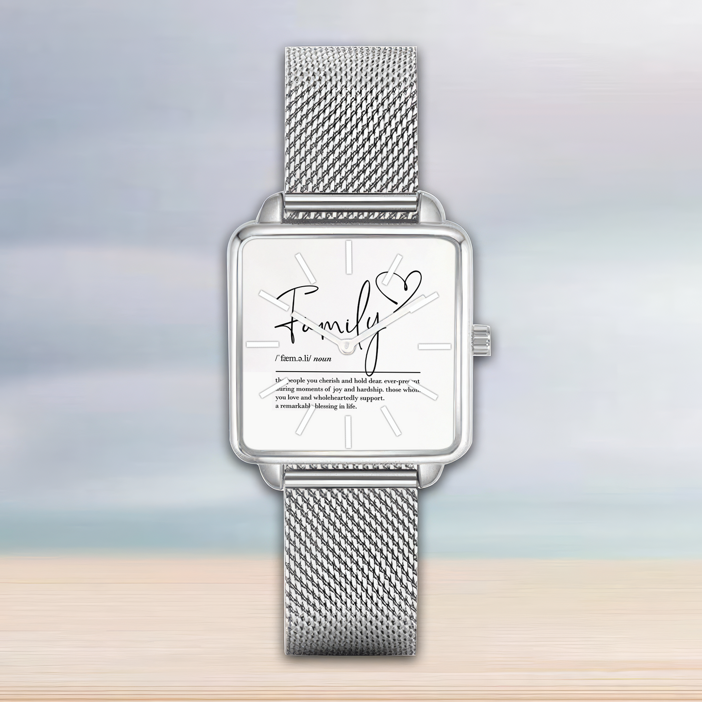 Family Square Hand Gift For Family Watch