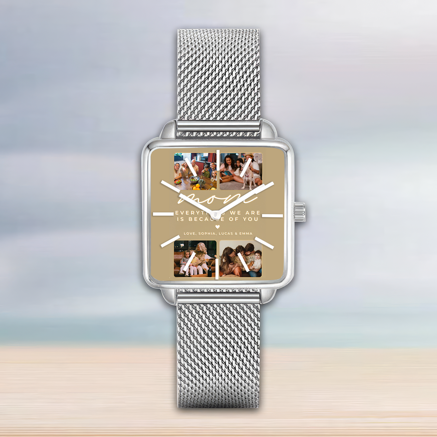 Gift for Mom from Family Personalized Watch V1