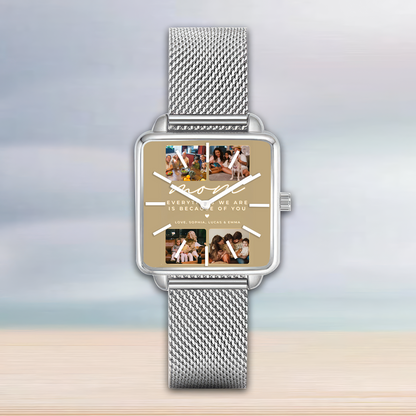 Gift for Mom from Family Personalized Watch V1