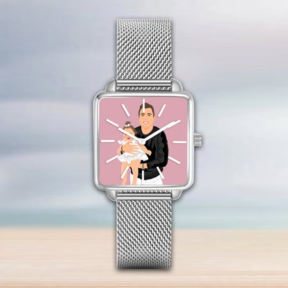 Fathers Day  Custom Portraits For Dad Watch v3