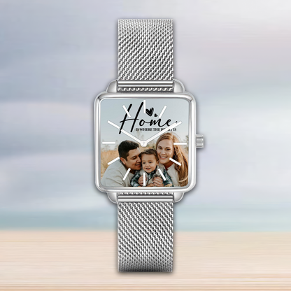 Family Home Sweet Home hand , Personalized Design ver1 Watch