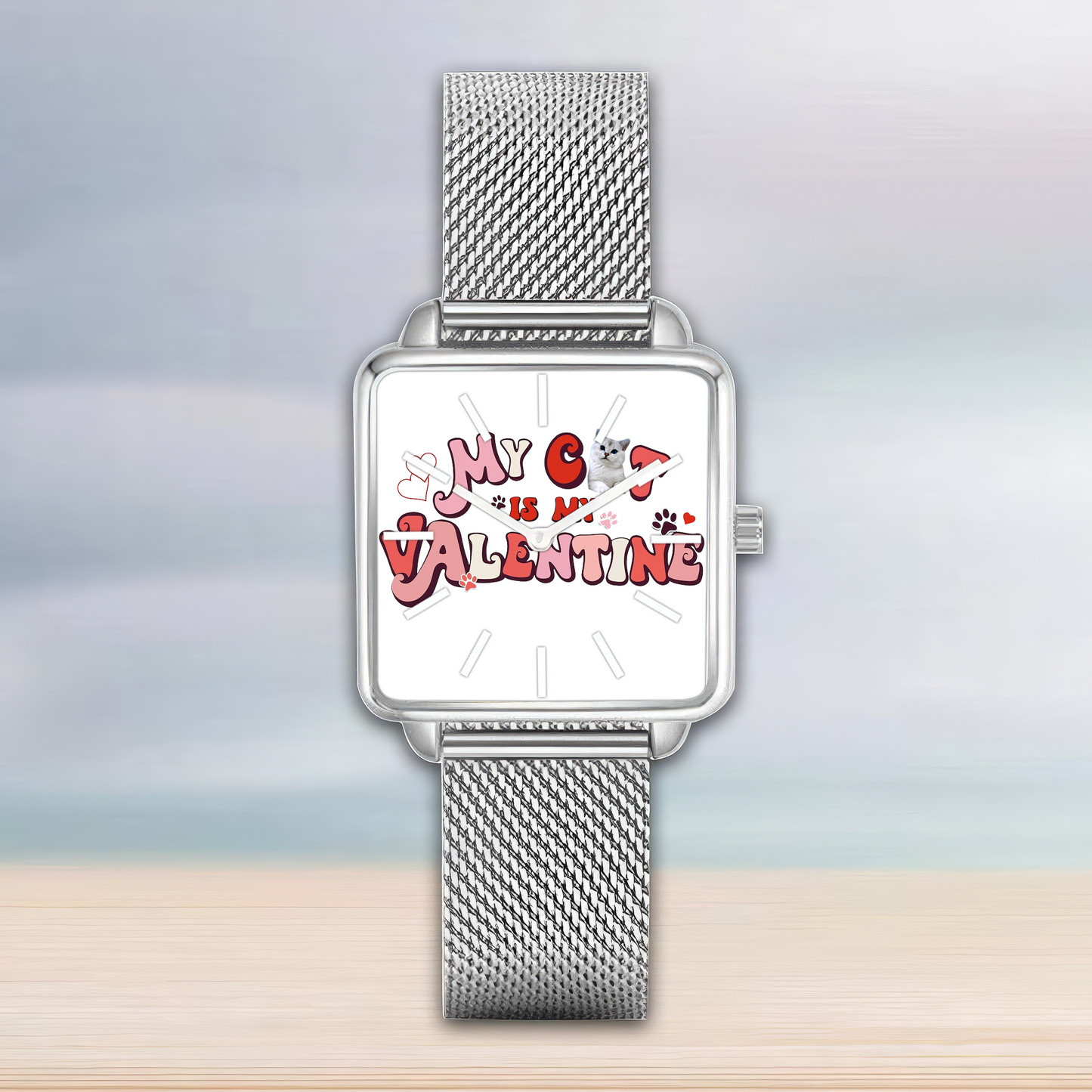 Gift For Cat Hand , Cat Lover, Personalized Design ver2 Watch