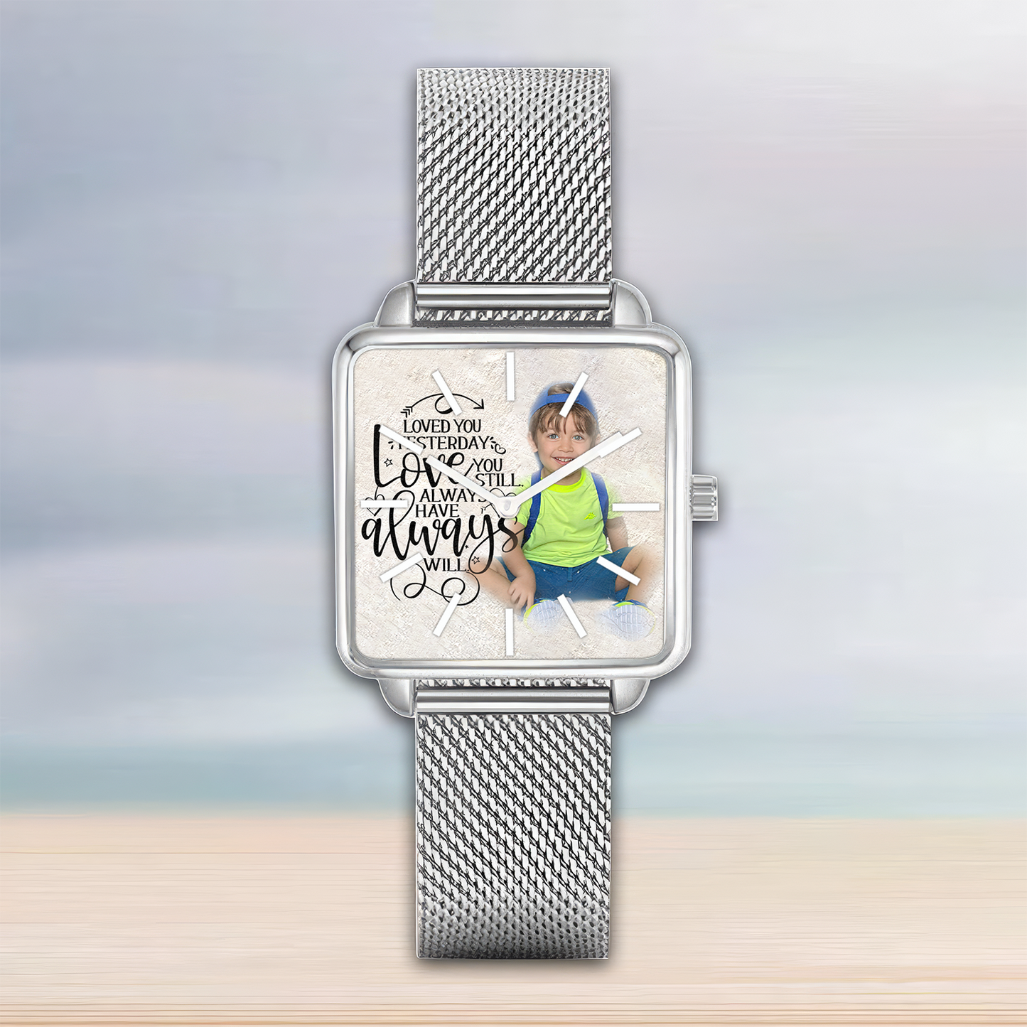 Parents Love Child Hand for Family Watch