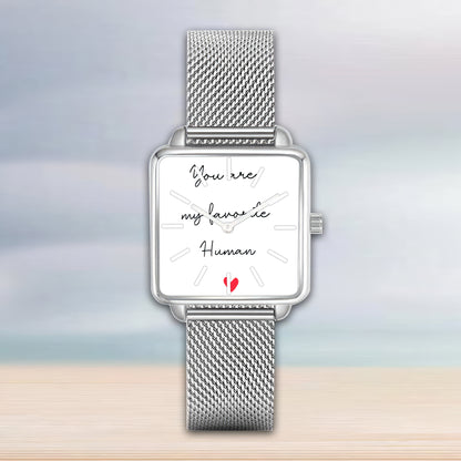 Square Hand Wife Husband TTV 2504 Watch