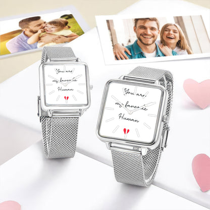Square Hand Wife Husband TTV 2504 Watch