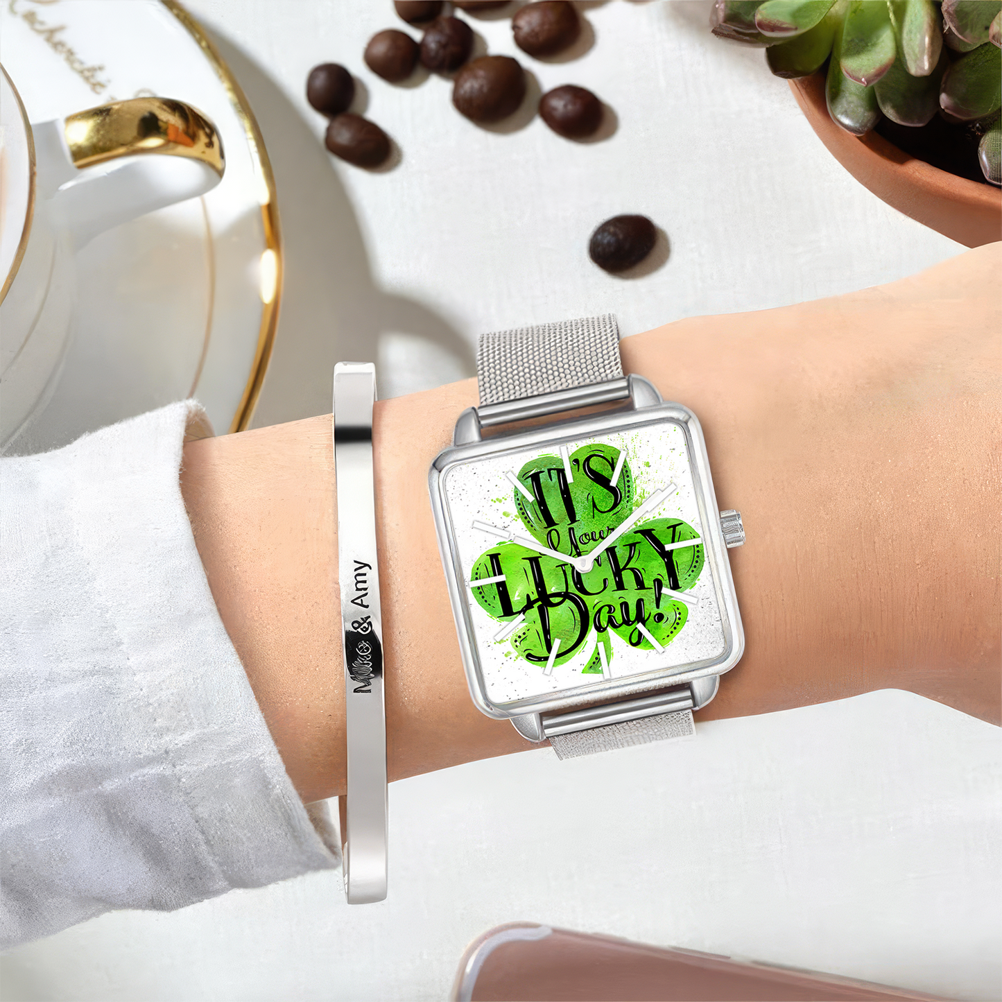 Happy St Patricks Day Hand Wash Watch