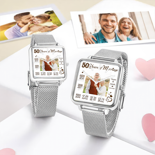 Grandparents 50th Anniversary Hand Gifts For Family, Dad Mom Grandma1.png Watch