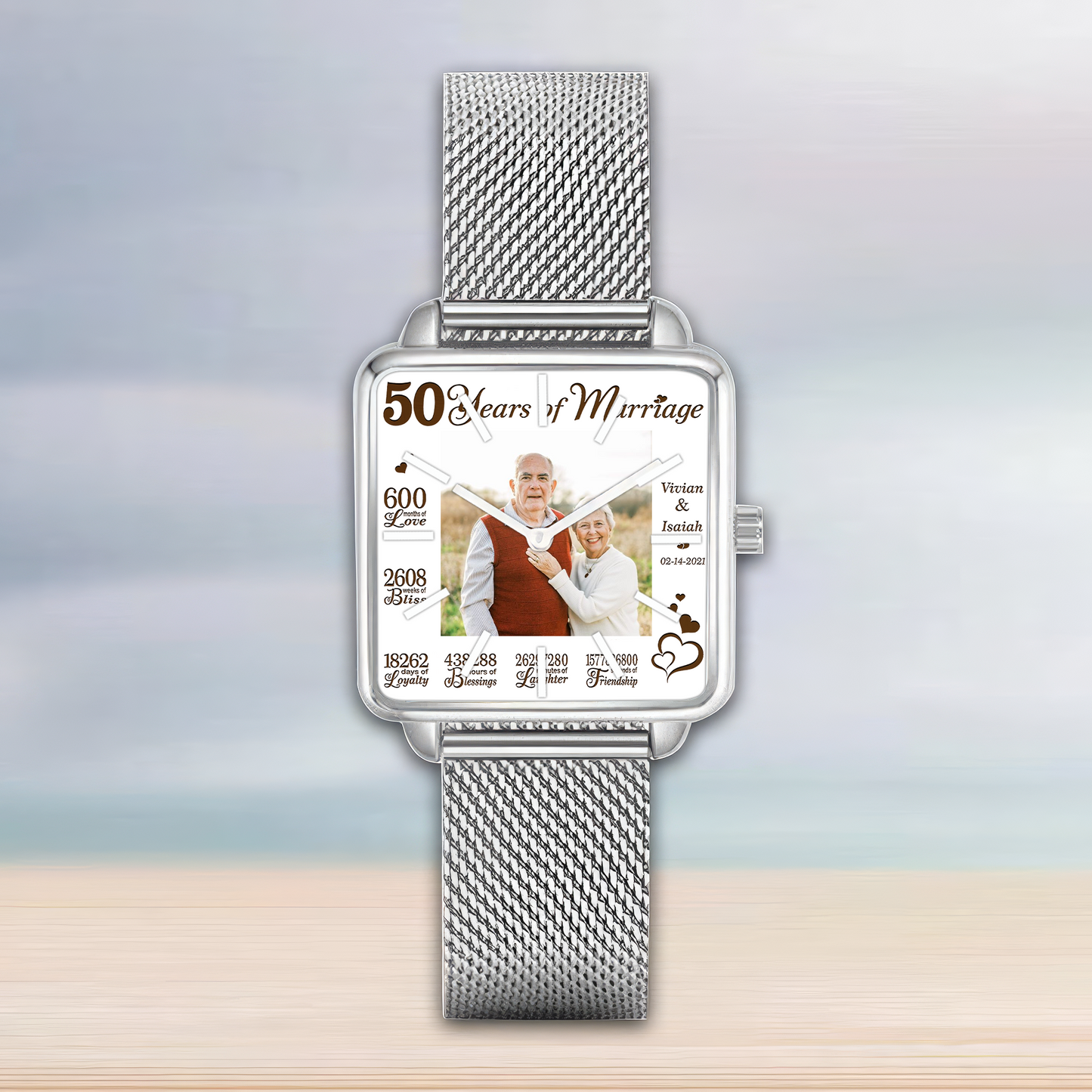 Grandparents 50th Anniversary Hand Gifts For Family, Dad Mom Grandma1.png Watch