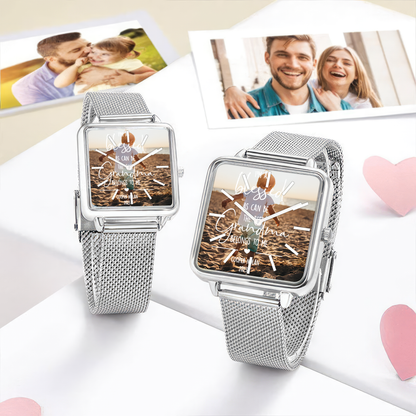 Square Hand Mother_s Day Gift for Grandma Watch