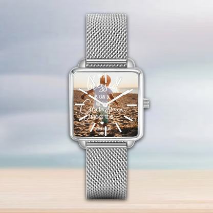 Square Hand Mother_s Day Gift for Grandma Watch