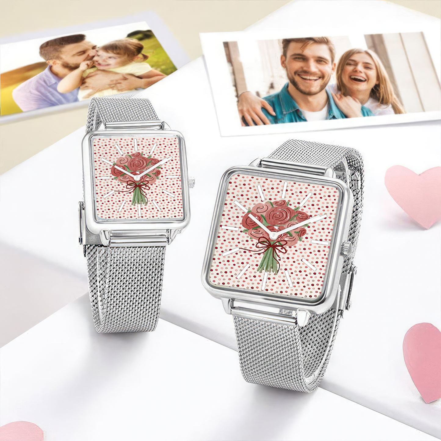 Valentine Flower Hand  Watch