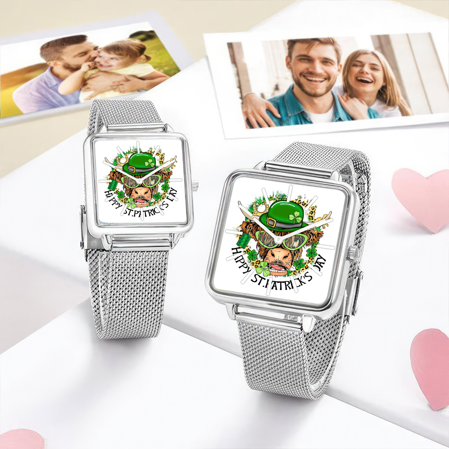 Happy St Patricks Day Cow Lover Hand Wash Ver03 Watch