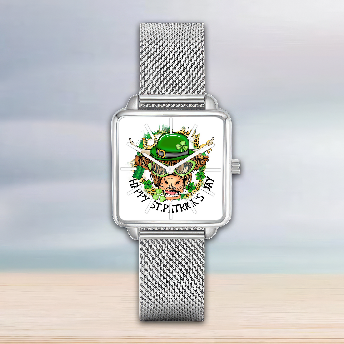 Happy St Patricks Day Cow Lover Hand Wash Ver03 Watch
