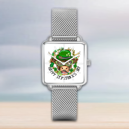 Happy St Patricks Day Cow Lover Hand Wash Ver03 Watch